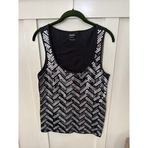 Women's Michael Kors Sequin Tank Top Size L